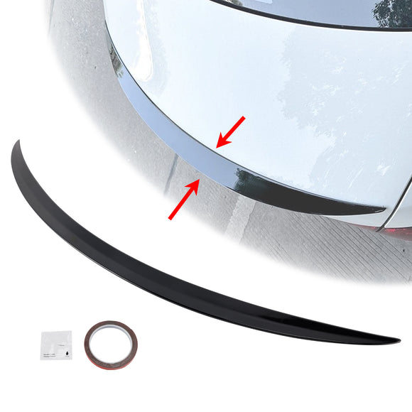Gloss Black Rear Spoiler For Mercedes-Benz C-Class W206 21-24 AMG Style