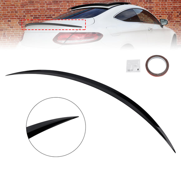 Gloss Black Rear Spoiler For Mercedes-Benz E-Class C238 W213 Coupe 16+ AMG Style