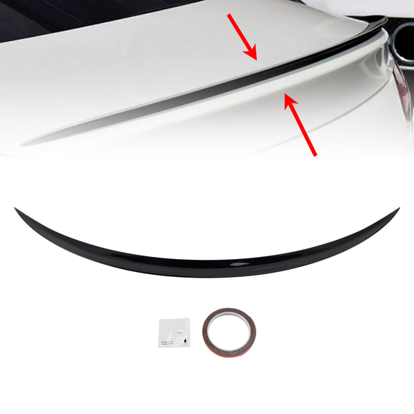 Gloss Black Rear Spoiler For Mercedes-Benz E-Class C238 W213 Coupe 16+ AMG Style