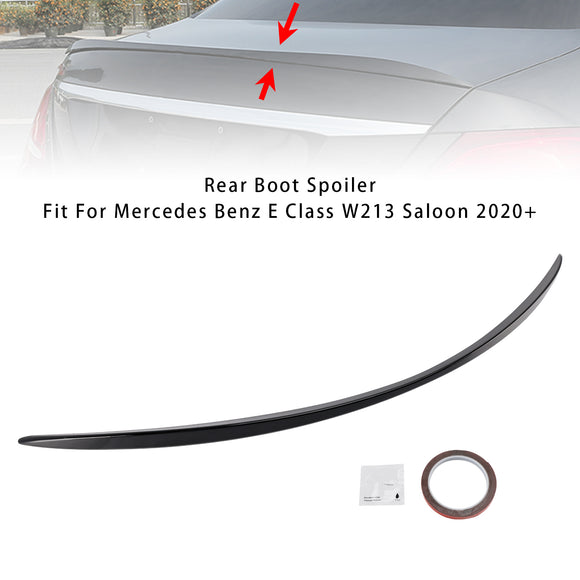 Gloss Black Rear Boot Spoiler For Mercedes-Benz E-Class W213 E63 Style 2020+