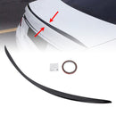 Gloss Black Rear Boot Spoiler For Mercedes-Benz E-Class W213 E63 Style 2020+-6