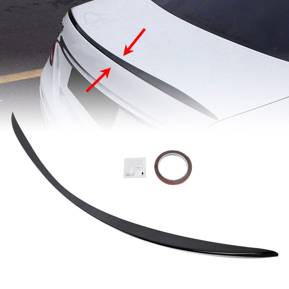 Gloss Black Rear Boot Spoiler For Mercedes-Benz E-Class W213 E63 Style 2020+