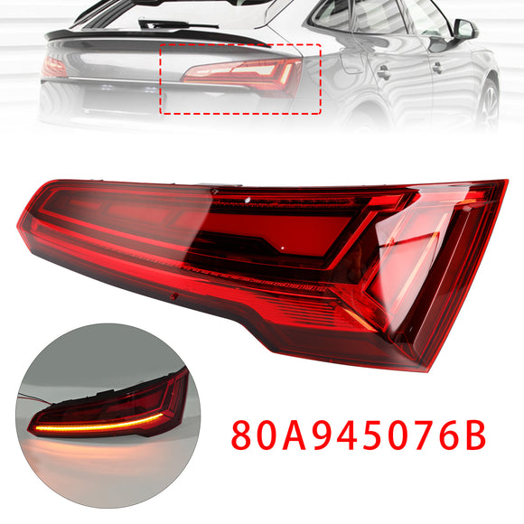 Right Rear Tail Light Lamp LED 80A945076B For Audi Q5 MK2 FACELIFT 2021-2024 LED 5 PIN