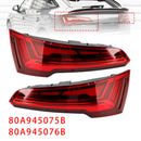 Links + Rechts Hinten Rücklicht Lampe LED Für Audi Q5 MK2 FACELIFT 2021-2024 LED 5 PIN-6