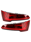 Links + Rechts Hinten Rücklicht Lampe LED Für Audi Q5 MK2 FACELIFT 2021-2024 LED 5 PIN-16