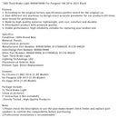 3:e tredje bromsljuset B000878980 för Peugeot 108 2014-2021 svart-15