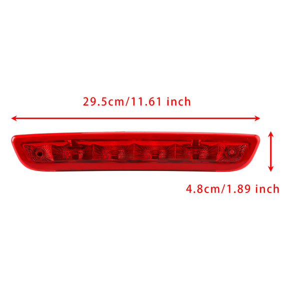 3ra tercera luz de freno B000878980 para Peugeot 108 2014-2021 roja