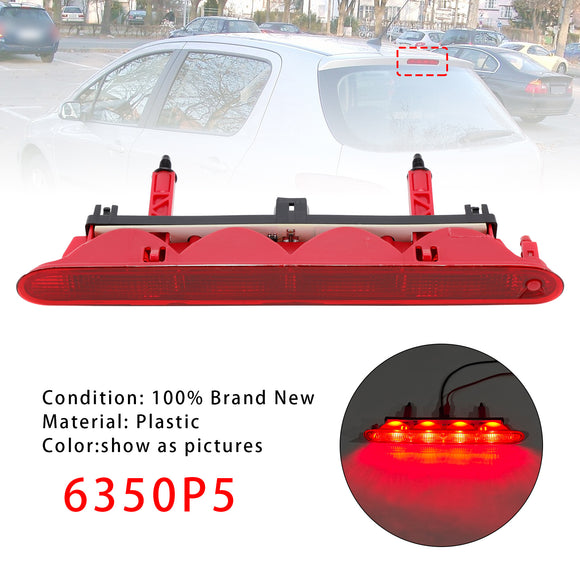Luce freno posteriore ad alto livello 6350P5 per Peugeot 307 Hatchback 2000-2008