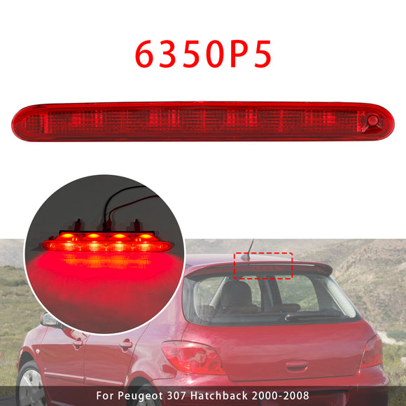Luce freno posteriore ad alto livello 6350P5 per Peugeot 307 Hatchback 2000-2008