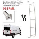 Ruostumattomasta teräksestä valmistetut 5-portaiset pakettiautotikkaat 093PML Dodge Ram ProMaster High Roof 2014-2025-3
