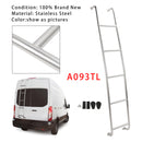 Stainless Steel 5-Step Van Ladder A093TL For Ford Transit High Roof Vans 2014-2025-3