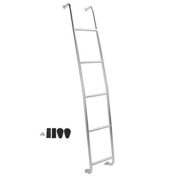 Stainless Steel 5-Step Van Ladder A093TL For Ford Transit High Roof Vans 2014-2025