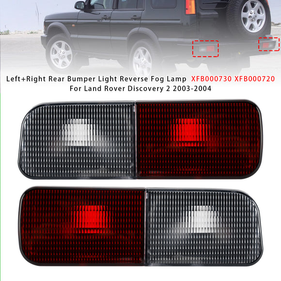 Links + rechts achterbumperlicht achteruitrijmistlamp voor Land Rover Discovery 2 03-2004