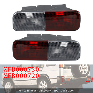 Left+Right Rear Bumper Light Reverse Fog Lamp XFB000730 XFB000720 For Land Rover Discovery 2 2003-2004