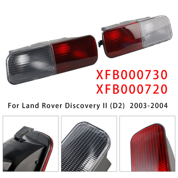 Links + rechts achterbumperlicht achteruitrijmistlamp voor Land Rover Discovery 2 03-2004