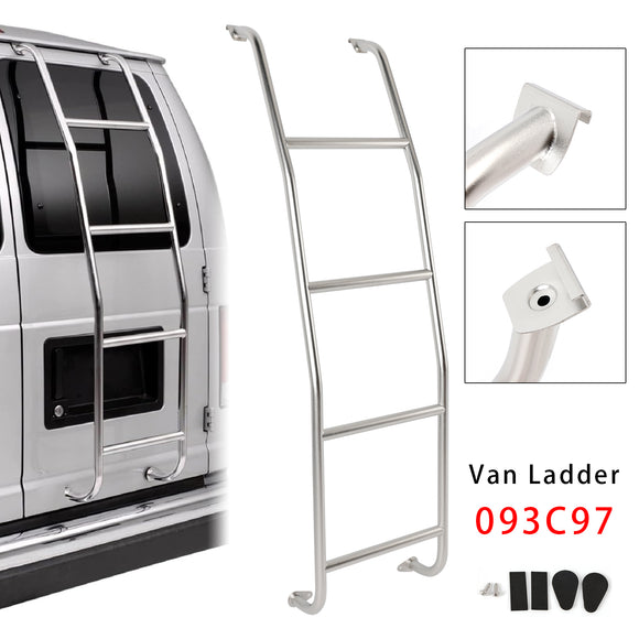 4-Step Van Ladder 093C97 For Chevrolet Express 1500/2500/3500 and GMC Savana Vans 1500/2500/3500 1997-2024