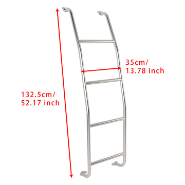 4-Step Van Ladder 093C97 For Chevrolet Express 1500/2500/3500 and GMC Savana Vans 1500/2500/3500 1997-2024 - 0