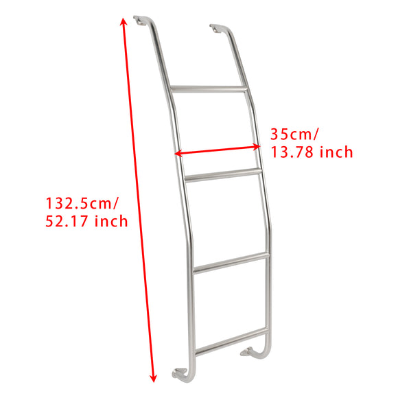 4-Step Van Ladder 093C97 For Chevrolet Express 1500/2500/3500 and GMC Savana Vans 1500/2500/3500 1997-2024