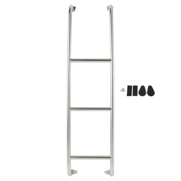 093TS Stainless Steel 3-Step Van Ladder For Ford Transit Low Roof Vans 2014-2025
