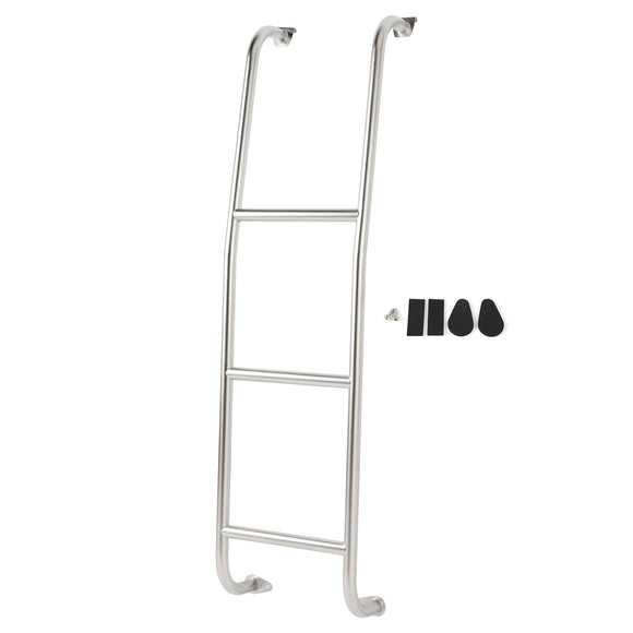 093TS Stainless Steel 3-Step Van Ladder For Ford Transit Low Roof Vans 2014-2025