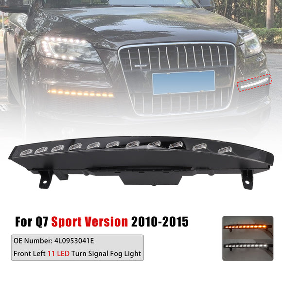 Front Left 11 LED Turn Signal Fog Light 4L0953041E for Audi Sport Version Q7 10-15
