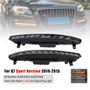 Paar Frontstoßstange 11 LED-Blinker-Nebelscheinwerfer für Audi Sport Version Q7 10-15-3