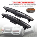Paar Frontstoßstange 11 LED-Blinker-Nebelscheinwerfer für Audi Sport Version Q7 10-15-6