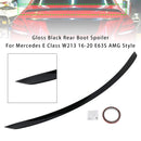 Heckspoiler in glänzendem Schwarz für Mercedes E-Klasse W213 16-20 E63S AMG Style-2
