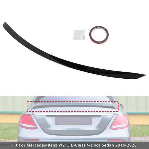 Heckspoiler in glänzendem Schwarz für Mercedes E-Klasse W213 16-20 E63S AMG Style