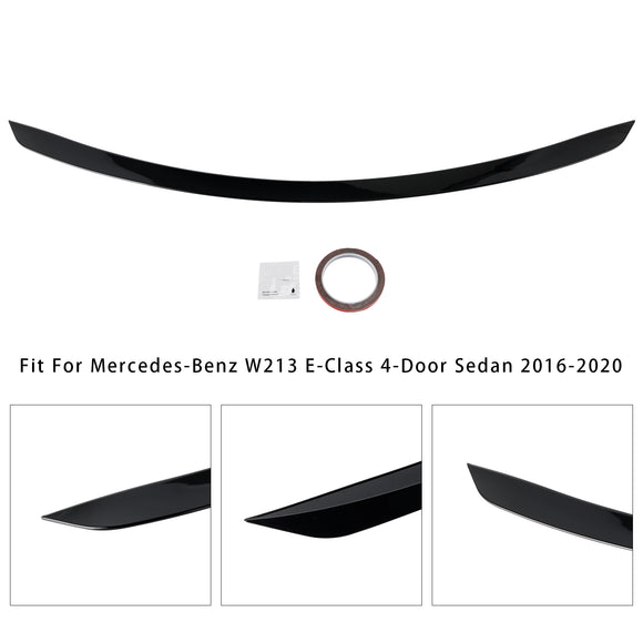 Heckspoiler in glänzendem Schwarz für Mercedes E-Klasse W213 16-20 E63S AMG Style