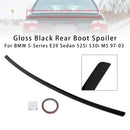 Gloss Black Rear Boot Spoiler For BMW 5 Series E39 Sedan 525i 530i M5 1997-2003-3