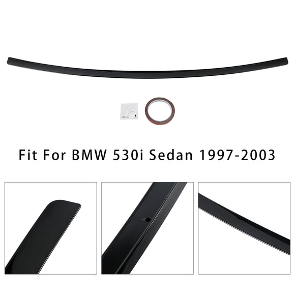 Gloss Black Rear Boot Spoiler For BMW 5 Series E39 Sedan 525i 530i M5 1997-2003