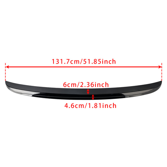 Gloss Black Rear Boot Spoiler For BMW 5 Series E60 M5 2003-2010 M5 Style