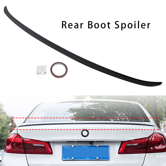 Glänzend schwarzer Kofferraum-Heckspoiler für BMW 5er G30 Limousine 2017–2023 im M5-Stil