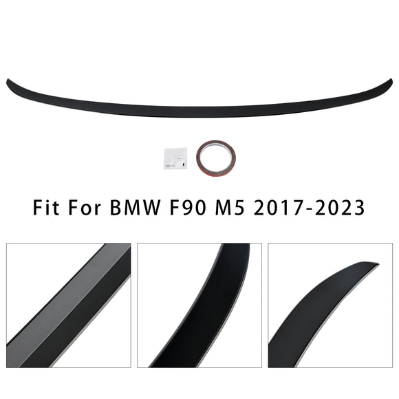 Glänzend schwarzer Kofferraum-Heckspoiler für BMW 5er G30 Limousine 2017–2023 im M5-Stil