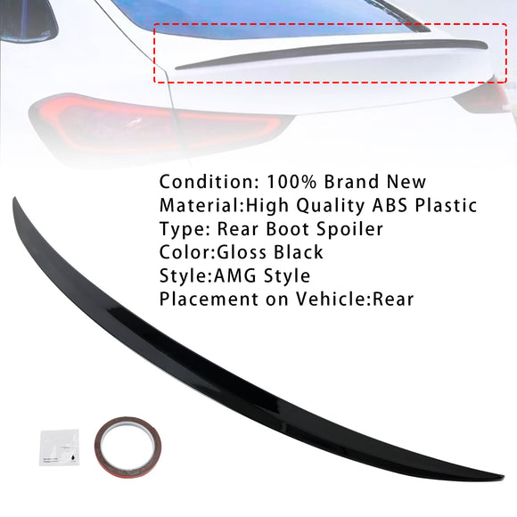Gloss Black Rear Boot Spoiler For Benz GLE Class Coupe C167 2019+ AMG Style