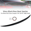 Gloss Black Rear Boot Spoiler For Benz GLE Class Coupe C167 2019+ AMG Style-2