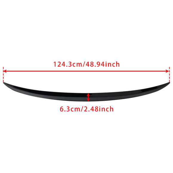 Gloss Black Rear Boot Spoiler For Benz GLE Class Coupe C167 2019+ AMG Style