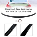 Alerón trasero de maletero negro brillante para BMW X4 F26 2014-2018-4