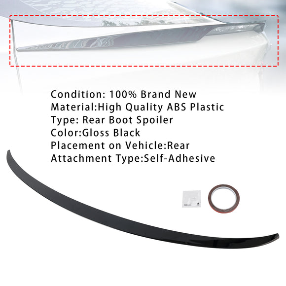 Alerón trasero de maletero negro brillante para BMW X4 F26 2014-2018