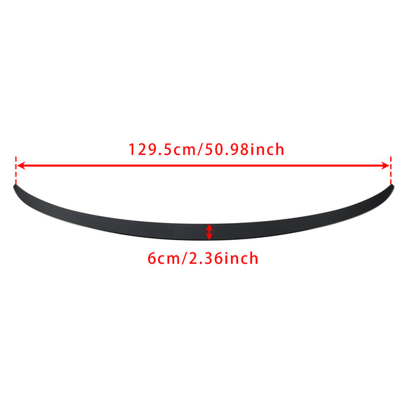 Alerón trasero de maletero negro brillante para BMW X4 F26 2014-2018