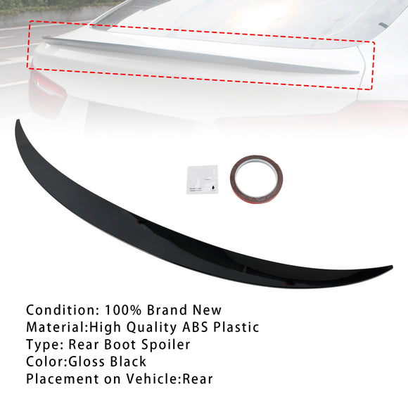 Gloss Black Rear Boot Spoiler For BMW X6 X6M F16 F86 2014-2019