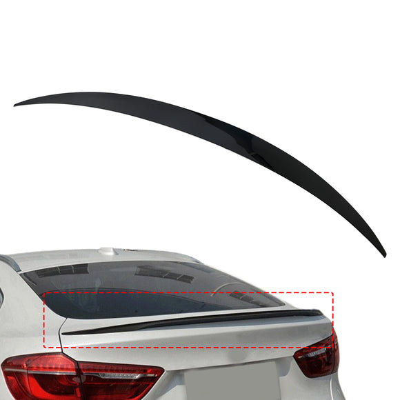 Gloss Black Rear Boot Spoiler For BMW X6 X6M F16 F86 2014-2019
