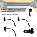 Grade de para-choque dianteiro com luz led amarela adequada para Ford Ranger Next Gen Wildtrak 2023-2025-1