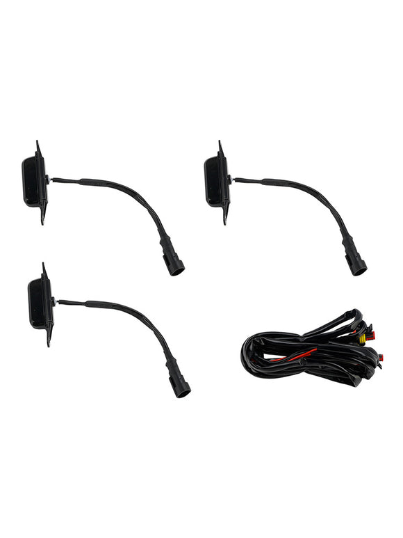 Grade de para-choque dianteiro com luz led amarela adequada para Ford Ranger Next Gen Wildtrak 2023-2025