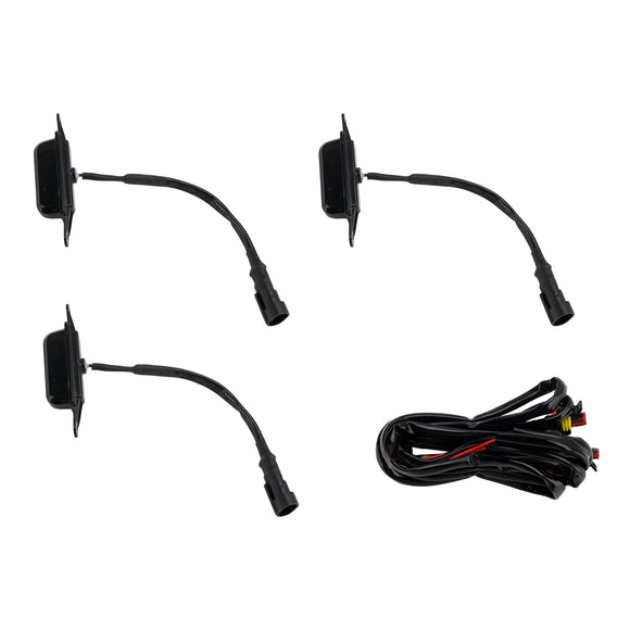 Grade de para-choque dianteiro com luz led amarela adequada para Ford Ranger Next Gen Wildtrak 2023-2025