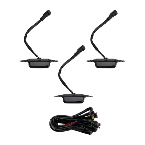 Grade de para-choque dianteiro com luz led amarela adequada para Ford Ranger Next Gen Wildtrak 2023-2025