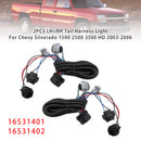 2kpl LH+RH takavaljaiden valo Chevy Silverado 1500 2500 3500 HD 2003-2006-2