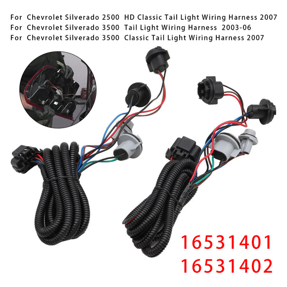 2kpl LH+RH takavaljaiden valo Chevy Silverado 1500 2500 3500 HD 2003-2006