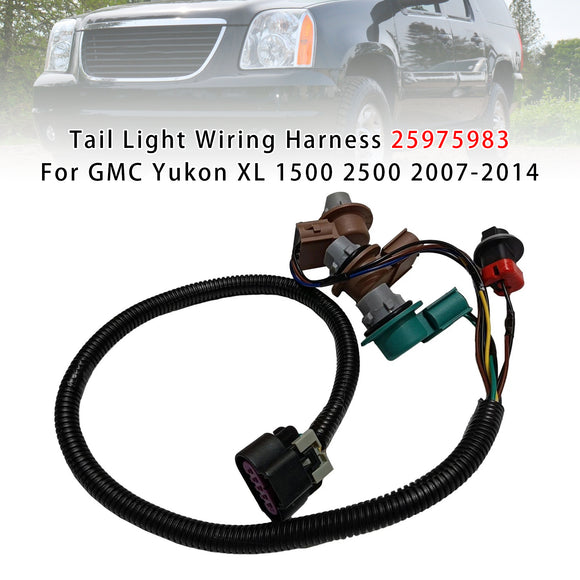 Rücklicht-Kabelbaum 25975983 für GMC Yukon XL 1500 2500 2007–2014